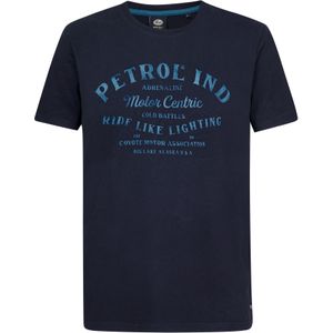 Petrol Industries Shirt  donkerblauw / zwart