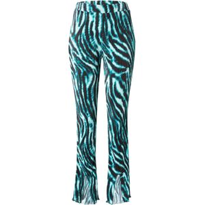 BZR Broek  jade groen / zwart / wit