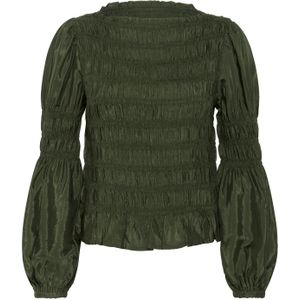 Cream Blouse 'CRHenva'  donkergroen