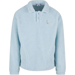 Karl Kani Trui  lichtblauw / wit