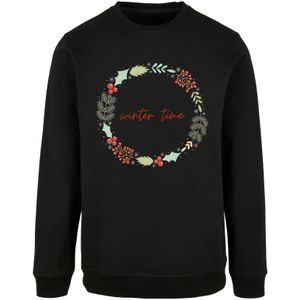 F4NT4STIC Sweatshirt 'Winter Time'  groen / rood / zwart / wit
