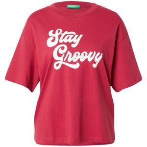 UNITED COLORS OF BENETTON Shirt  magenta / wit