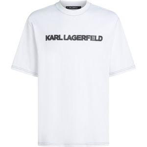 Karl Lagerfeld Shirt  zwart / wit