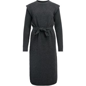 OBJECT Gebreide jurk 'OBJAKI'  antraciet / grijs gemêleerd
