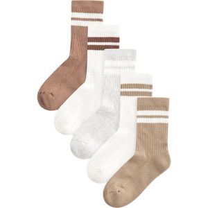 Next Sokken  brokaat / lichtgrijs / wit