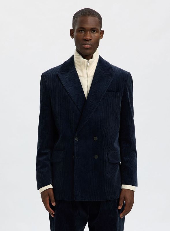 SELECTED Colbert  blauw