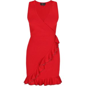 faina Jurk  bloedrood