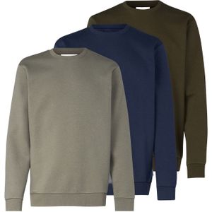 Only & Sons Sweatshirt 'ONSCERES'  navy / grijs / donkergroen