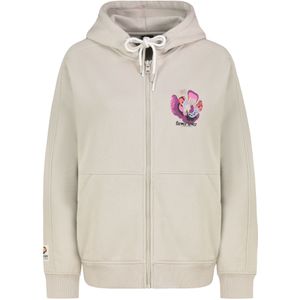 Sublevel Sweatvest  sand / lichtlila / framboos / zwart