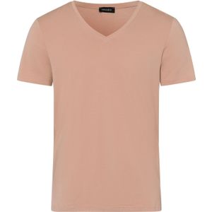 Hanro - Onderhemd - Zalm Roze - V-hals - Kwartmouw