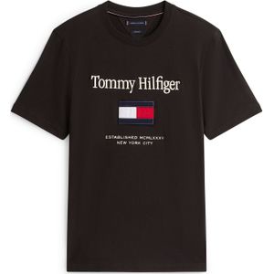 TOMMY HILFIGER Shirt  marine / rood / zwart / wit