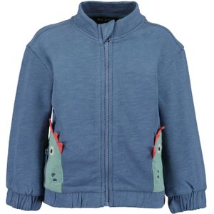 BLUE SEVEN Sweatvest  saffier / jade groen / koraal / zwart