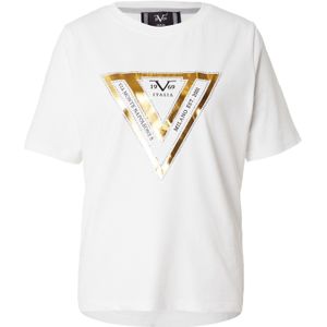 19V69 ITALIA Shirt 'Bellara'  goud / zwart / wit