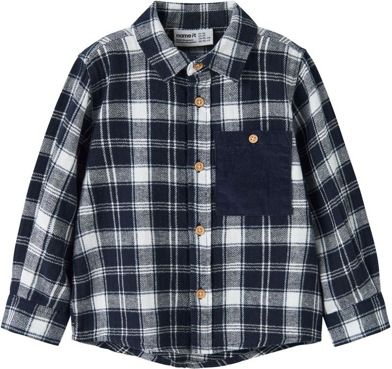 NAME IT Overhemd  blauw