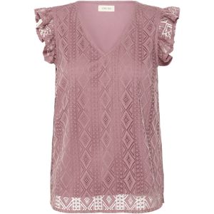 Cream Blouse 'Danika'  oudroze