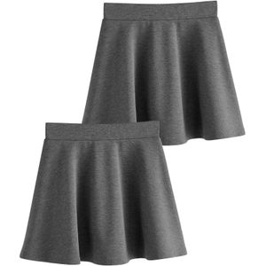 Next Rok  grijs gemêleerd