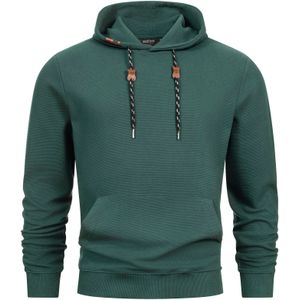 INDICODE JEANS Sweatshirt ' Guadalupe '  donkergroen