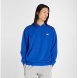 New Balance - Terry - Heren Hoodies - Blauw - Katoen Jersey