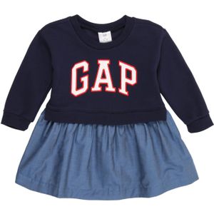 GAP Jurk  blauw denim / donkerblauw / grenadine / wit