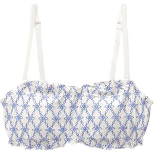 Next Bikinitop  blauw / wit