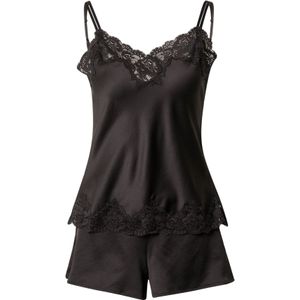 Lauren Ralph Lauren Korte pyjama 'SIGNATURE'  zwart