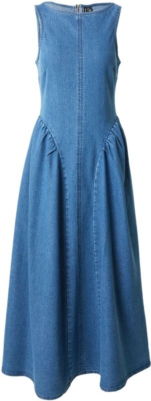 Vmkiara - Lange Jurk - Denim - Enkel Lengte - Mouwloos
