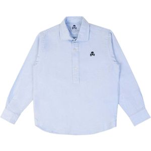 Scalpers Overhemd  lichtblauw / zwart