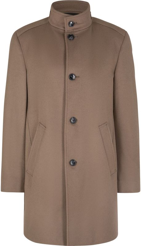 JOOP! - MARON - Lange Jas - Scheerwolmix met Kasjmier - Regular Fit