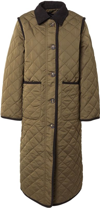 Vmemily - Jas - Lang - Gequilte Detail - Volledig Gevoerd - Polyester Vulling