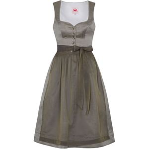 SPIETH & WENSKY Dirndl 'Flamingo'  olijfgroen