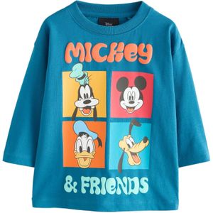 Next Shirt 'Mickey & Friends'  blauw / rood / zwart / wit