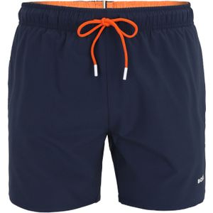 BOSS Zwemshorts 'Tio'  donkerblauw / donkeroranje