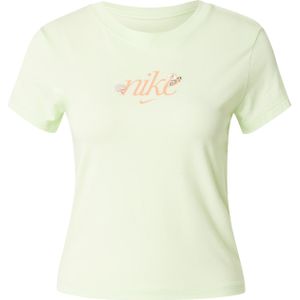 Nike Sportswear Shirt 'CHLL'  pastelgroen / abrikoos / wit