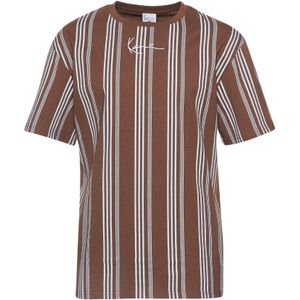 Karl Kani Shirt  lichtblauw / bruin