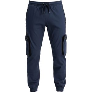 Ombre Broek 'OM-PAJO-0135'  donkerblauw