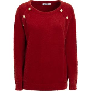 Influencer Trui  goud / rood