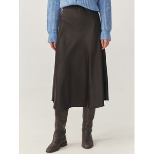TATUUM Rok 'SATINI 4'  chocoladebruin