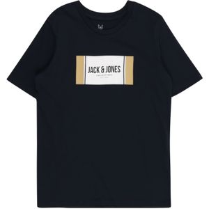 Jack & Jones - JJHAYATO - T-shirt - Camel/Nachtblauw/Wit