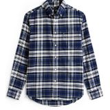 TOMMY HILFIGER - Overhemd - Navy - Geruit - Lange Mouw