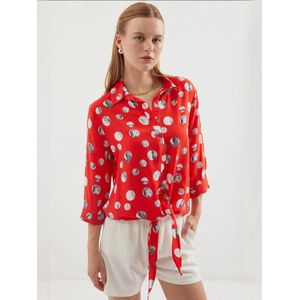 Bigdart Blouse  rood / zwart / wit