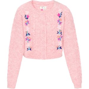 IZIA Oversized vest  navy / lichtgeel / lavendel / rosé