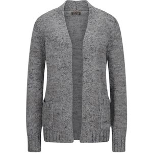 Goldner Gebreid vest  grijs gemêleerd