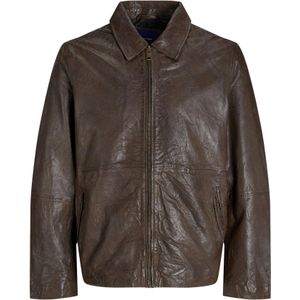Jack & Jones - Bikerjack - Bruin - Licht Gevoerd - Waterafstotend
