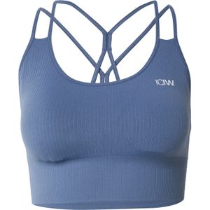 ICANIWILL Sport bh  saffier / wit