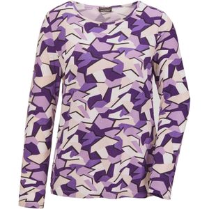 Goldner Shirt  beige / lila