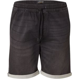 Korte regular fit jeans met elastische band, model 'RICK'