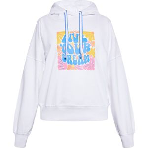 IZIA Sweatshirt  azuur / geel / rosa / wit