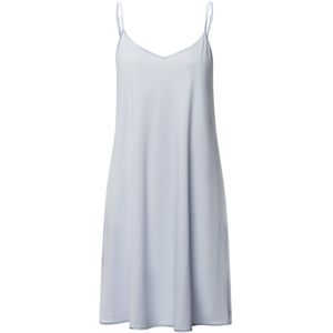 Hanro Slaapshirt ' Spaghettidress Cotton Silk '  lichtblauw