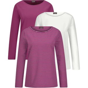 Goldner Shirt  bessen / offwhite