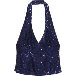 Pull&Bear Top  donkerblauw